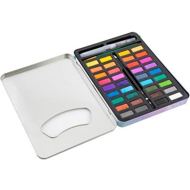 Derwent Pastel Shade Paint Pan Set - Set of 12, Assorted Colors