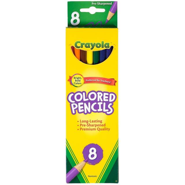 CRAYOLA ASSORTED COLOURED PENCILS,48 COUNT NONTOXIC