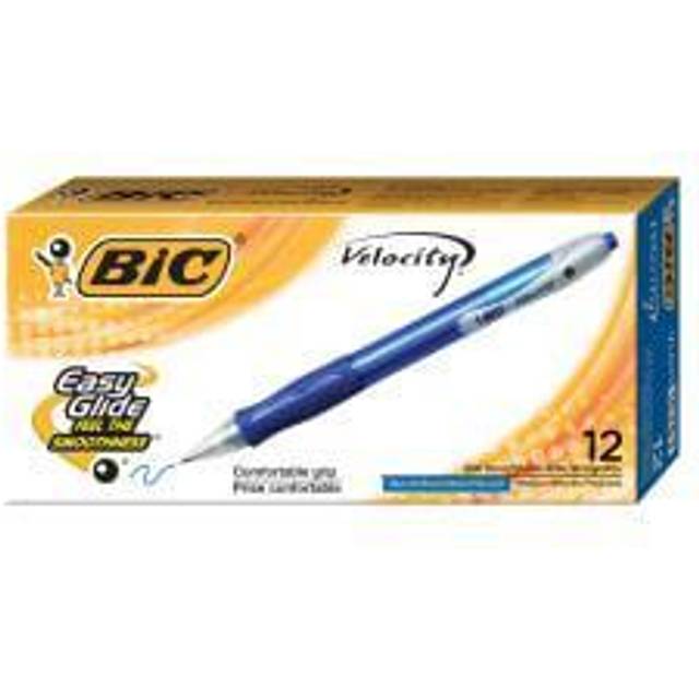  BIC Velocity Easy Glide Ballpoint Pen, Retractable