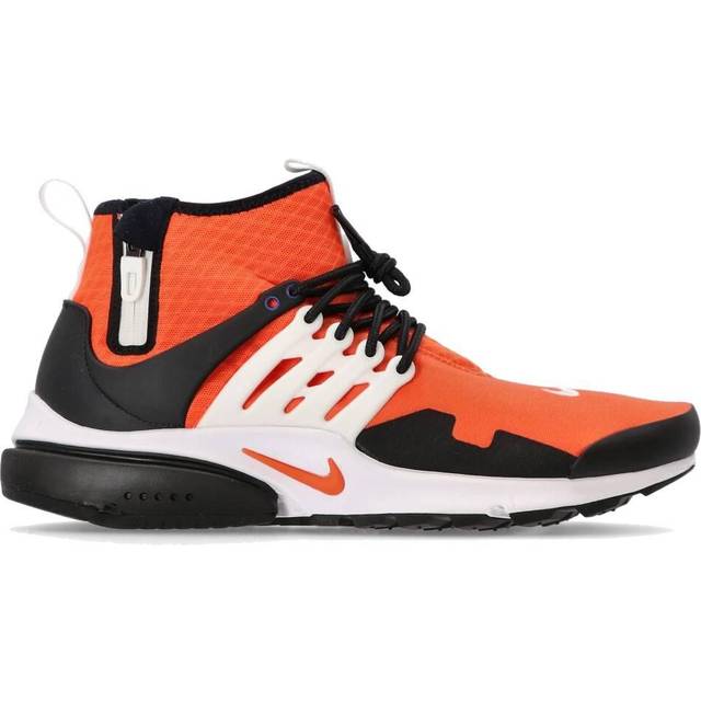 Nike presto black and orange sale