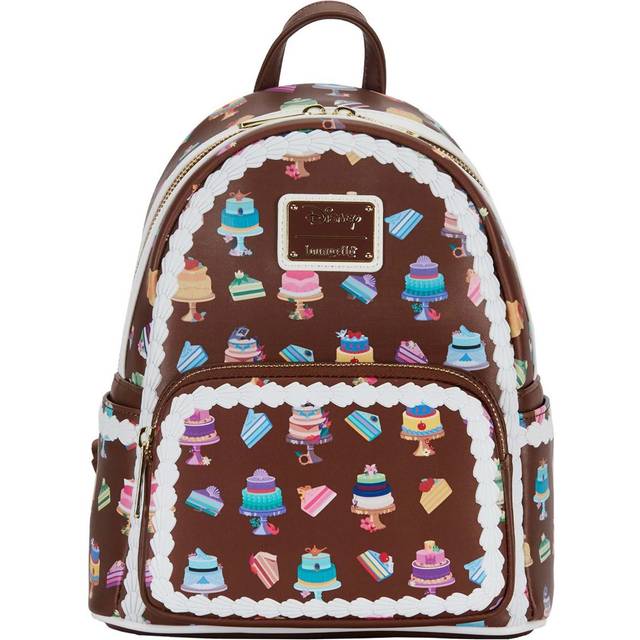 Loungefly Disney Princess Cakes Mini Backpack Brown Pink White