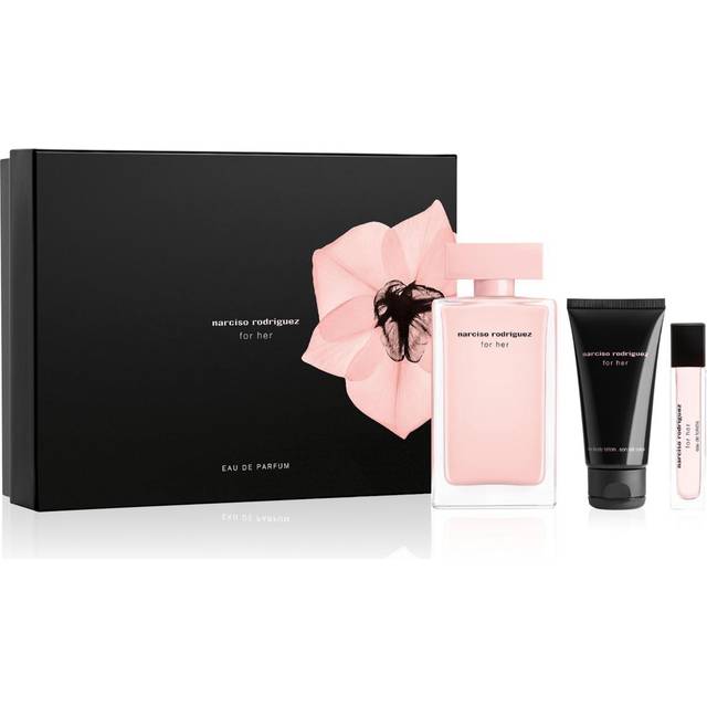 Narciso Rodriguez For Her Shower Set EdP + 100ml 50ml Body Gift 50ml Gel Lotion » • Price 