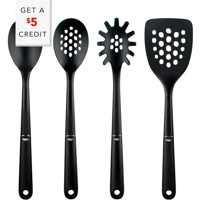 Stainless Steel and Nylon 5-piece Kitchen Utensil Tool Set - On