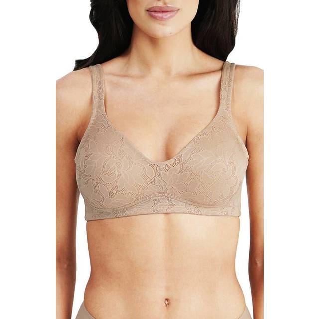 Dominique Jolie Wireless Jacquard Minimizer Bra 6018 • Price »