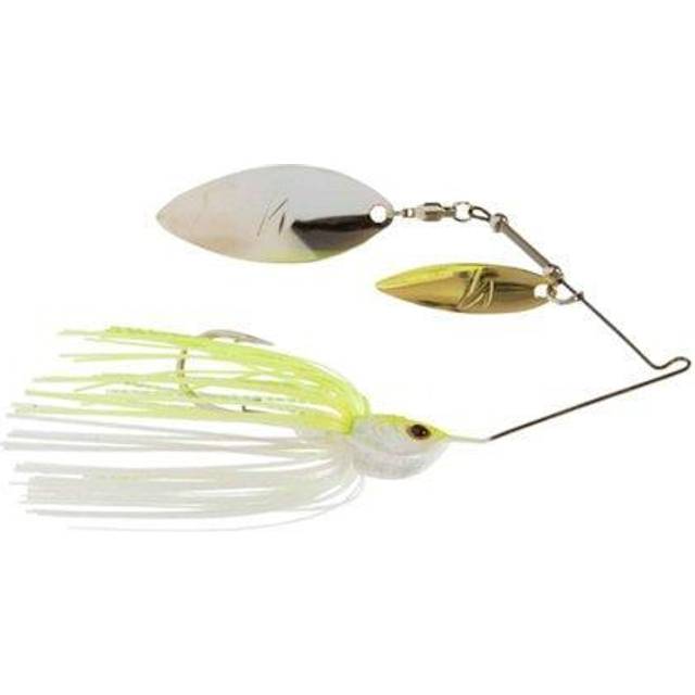 Z-Man Slingbladez Double Willow Spinnerbait - 3/8oz - Chartreuse Pearl