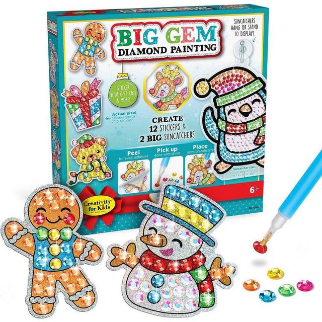 Lowest Price: Creativity for Kids Big Gem Diamond Painting Kit -  Halloween Stickers and Suncatchers