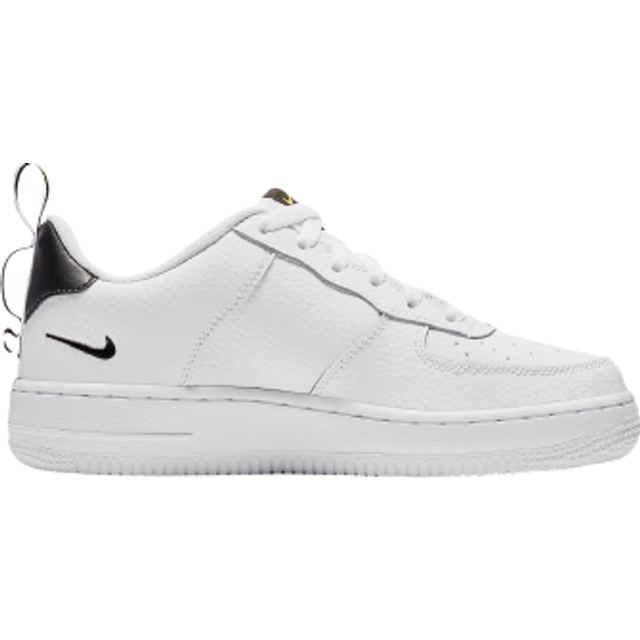 Nike Air Force 1 LV8 Utility GS White Black Kids Youth Shoes