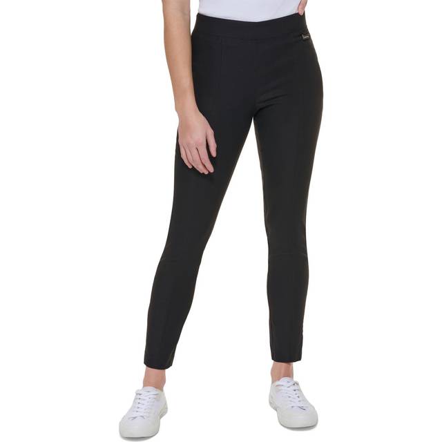 Calvin Klein Women's Performance Full Length Leggings - Black/White