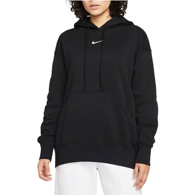 NIKE Nike Sportswear Phoenix Fleece Women's Oversized 3/4-Sleeve Dress, Black Women's Short Dress