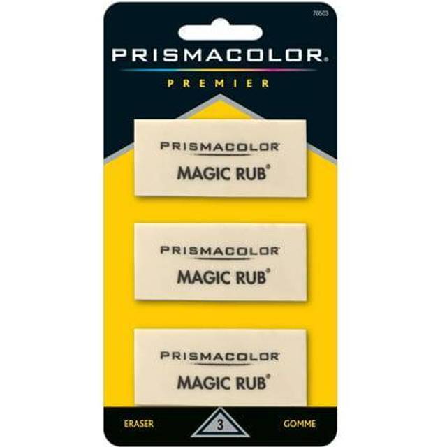 Prismacolor Magic Rub Eraser - Carded, Pack of 3