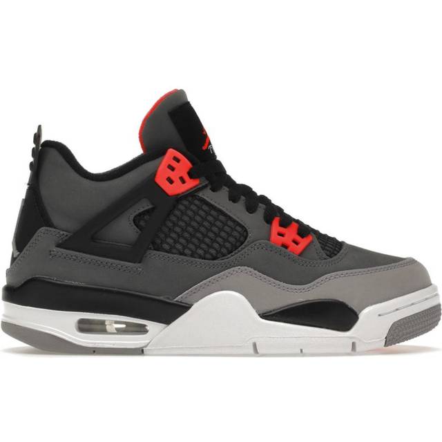 Nike Air Jordan 4 Retro GS - Dark Grey/Infrared 23/Black/Cement Grey •  Price »