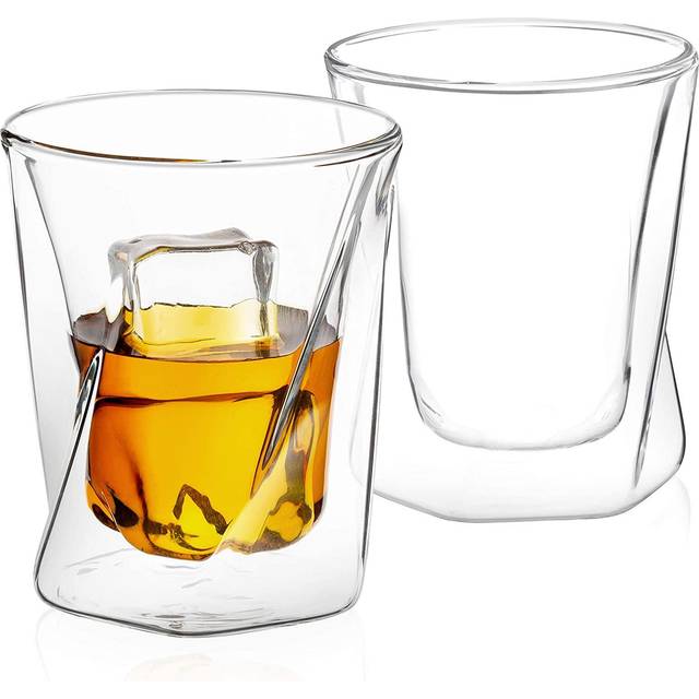 Joyjolt Lacey Whisky Glass 29.5cl 2pcs • Prices »