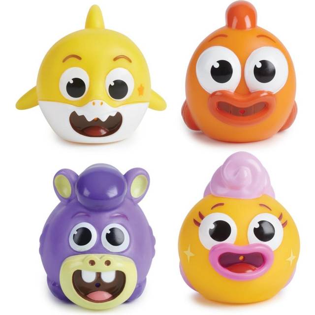 dimple Set of 20 Floating Bath Toys, Sea Animals Squirter Toys for Boys & Girls, Assorted Sea Animals Friends, Squeeze to Spray!