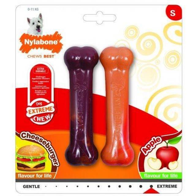 Nylabone Puppy Chew Freezer Dog Toy Lamb & Apple Flavor Small