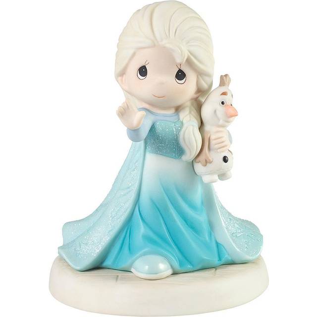 Precious Moments Disney Elsa With Olaf Figurine Blue Blue • Price »