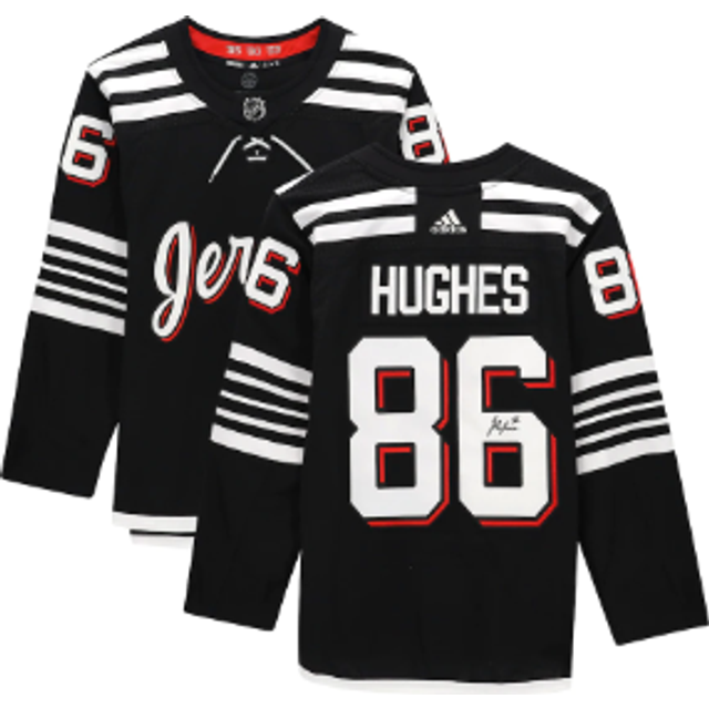 Jack Hughes New Jersey Devils Autographed 8 x 10 Red Jersey
