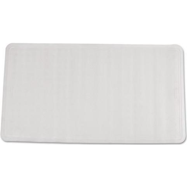 Bath Bliss Anti-Slip Jumbo Bath Mat in White