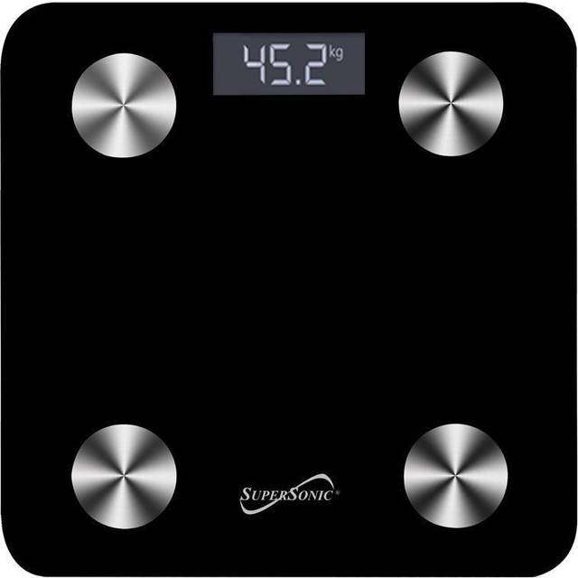 Eros Bluetooth Smart Body Fat Scale with Free Tracking Eros Scale APP -  Black