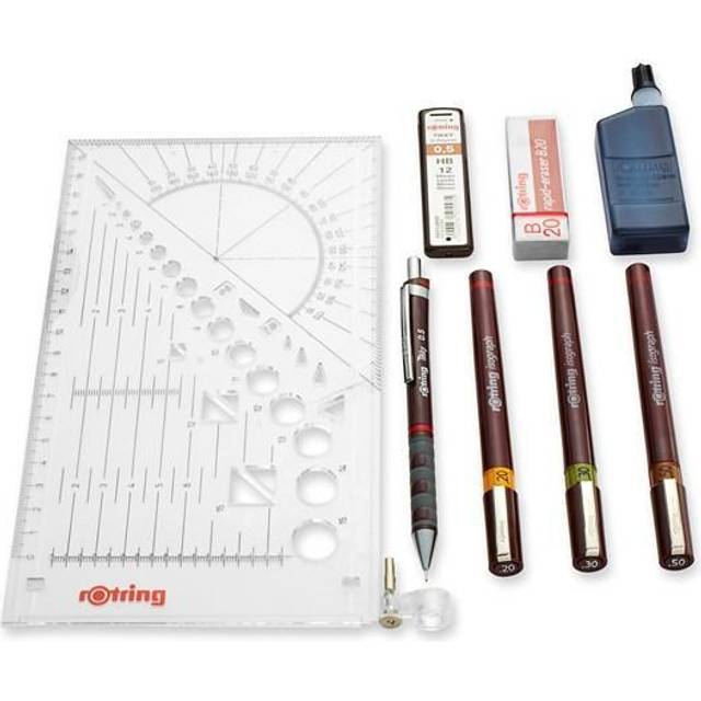 Art 101 Drawing, Sketching, and Doodling 111 Piece Wood Art Set