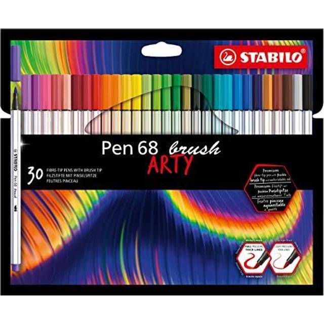 Staedtler Marsgraphic Duo Double-Ended Watercolor Brush Markers Set of 18