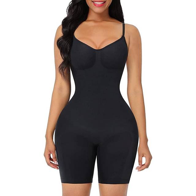 FeelinGirl Square Neck Bodysuit for Women Sleeveless Tummy Control