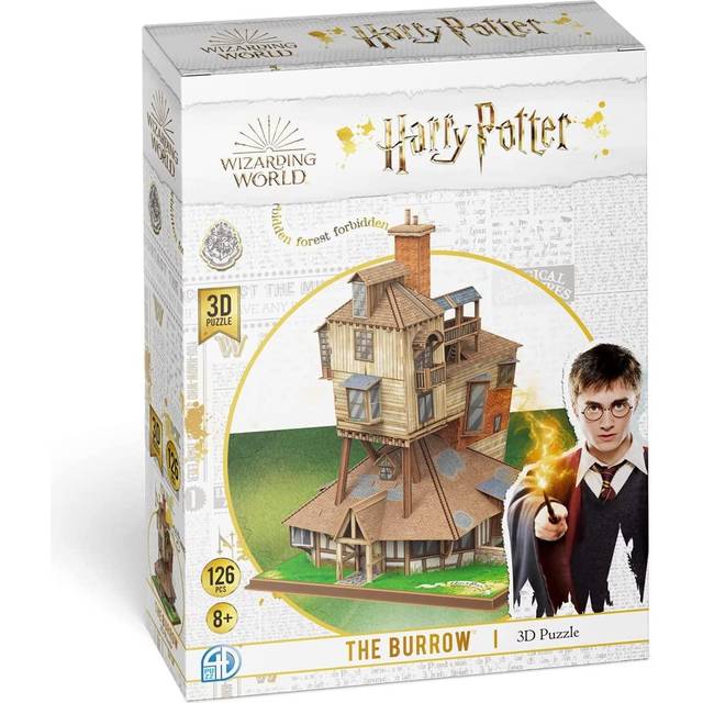 Wrebbit Harry Potter The Burrow, Weasleys Family Home 3D Puzzle