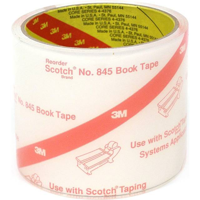 Book Repair Tape, 1 1/2 x 15yds, 3 Core, Clear