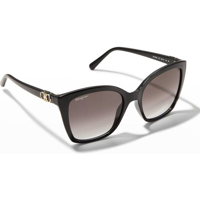 Ferragamo Monochrome Rectangle Plastic Sunglasses - Bergdorf Goodman