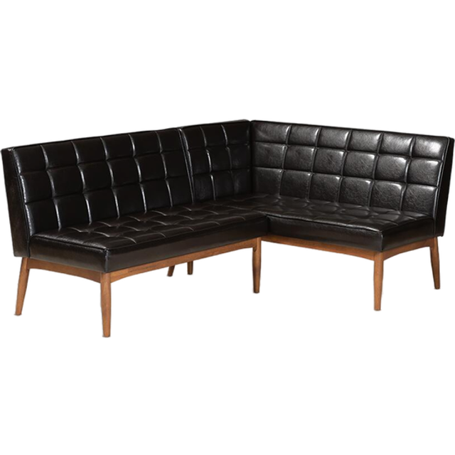 Baxton Studio Sanford Settee Bench 74.4x31.5