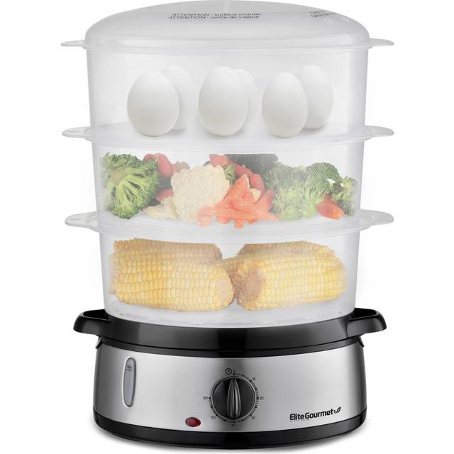 Euro Cuisine FS2500 Stainless Steel Electric Food Steamer