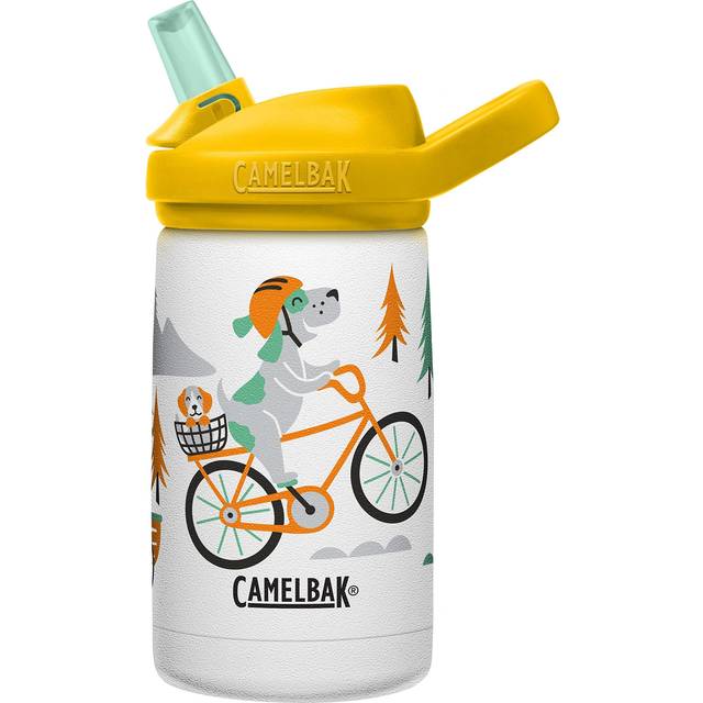 Colorblock Yellow and Green Kids Insulated Stainless Steel Water