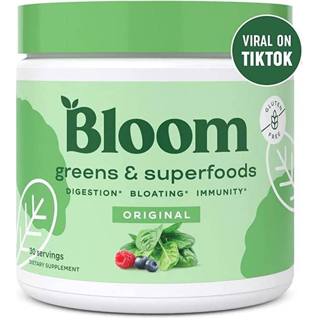Lot Of 2 BLOOM NUTRITION Greens and Superfoods Powder - Berry (30 servings)