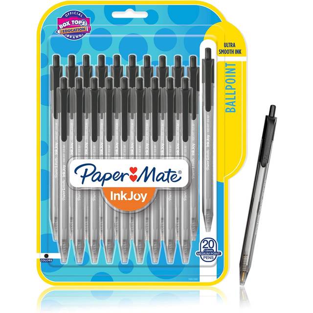 https://www.klarna.com/sac/product/640x640/3006854065/Paper-Mate-InkJoy-100RT-Retractable-Ballpoint-Pen-1.0mm--Black-Ink--20-Pk.jpg?ph=true