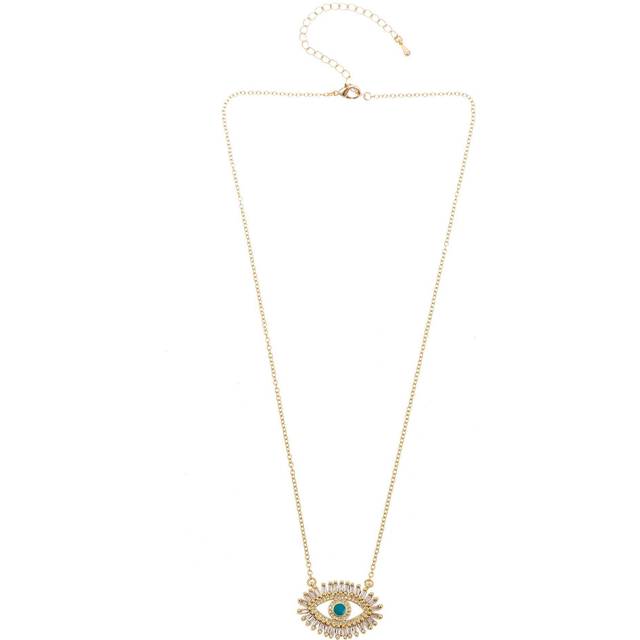 Eye Candy LA Women's Luxe 14K Goldplated Sterling & Crystal Evil