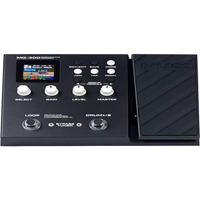 Nux MG-300 Multi-Effects and Amp Modeler Effects Pedal Black • Price »