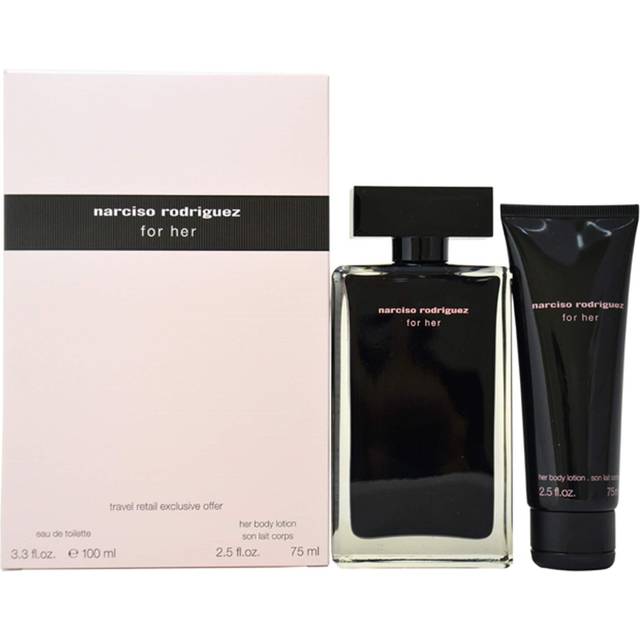 Narciso Rodriguez For Her Gift Set EdT 100ml + Body Lotion 75ml • Price »