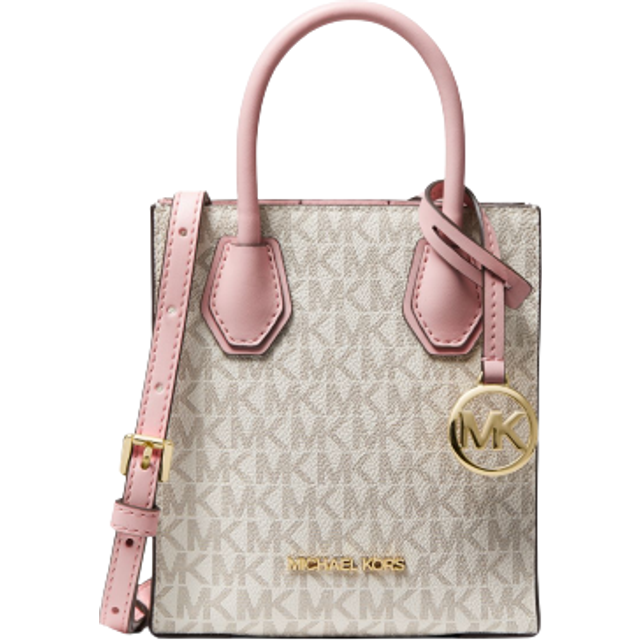 Michael Kors Greenwich Extra Small Leather Crossbody Bag in Pink
