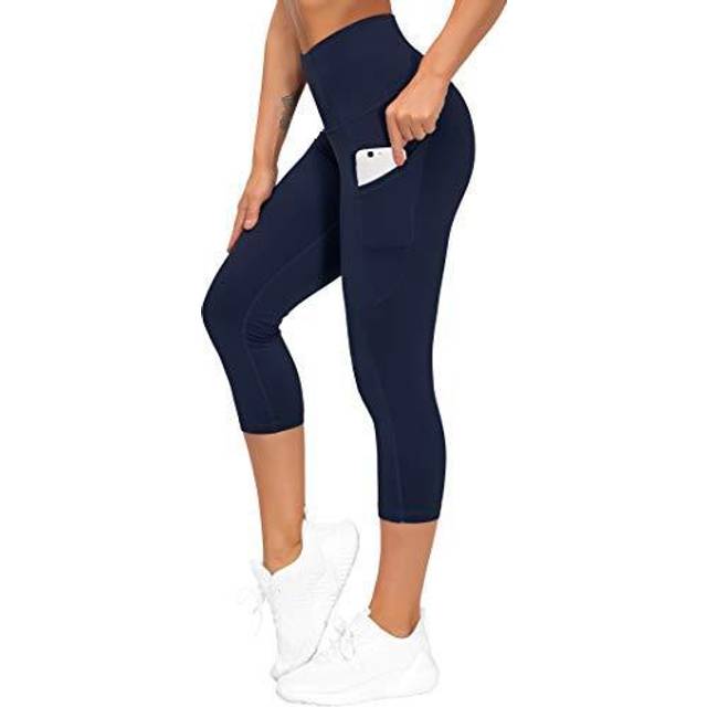 THE GYM PEOPLE Thick High Waist Yoga Pants with Pockets, Tummy Control  Workout Running Yoga Leggings for Women 