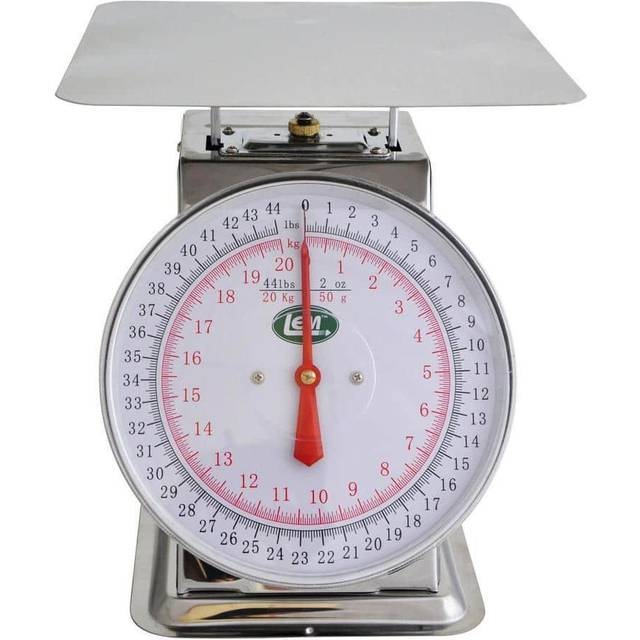 Lem 44 Pound Scale, Stainless Steel