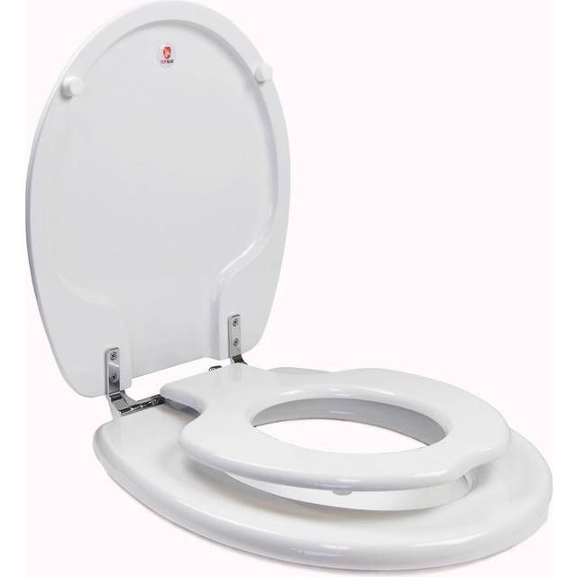 Squatty Potty Fold-N-Stow 7-in White Toilet Stool at