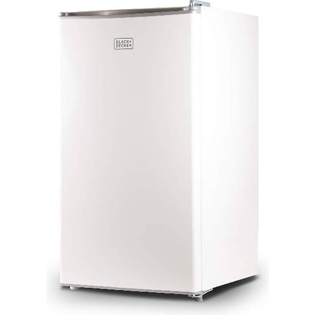 BLACK+DECKER Compact Refrigerator 3.2 Cu. Ft. with True Freezer, White