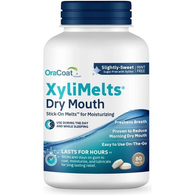 XyliMelts for Dry Mouth Mint-Free 80-Count Box