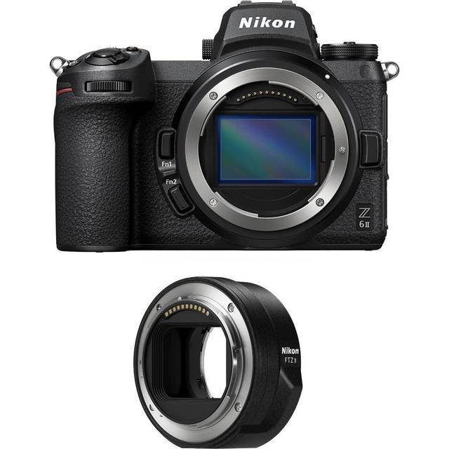 Nikon Z 6II Mirrorless Digital Camera Bundle Mount Adapter FTZ II