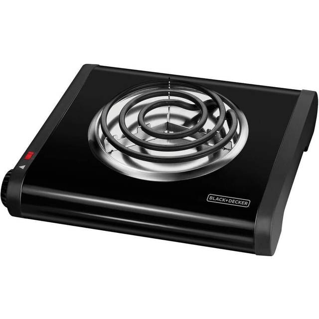 Aroma AHP-303 Single-Burner Portable Electric Range Hot Plate, Black