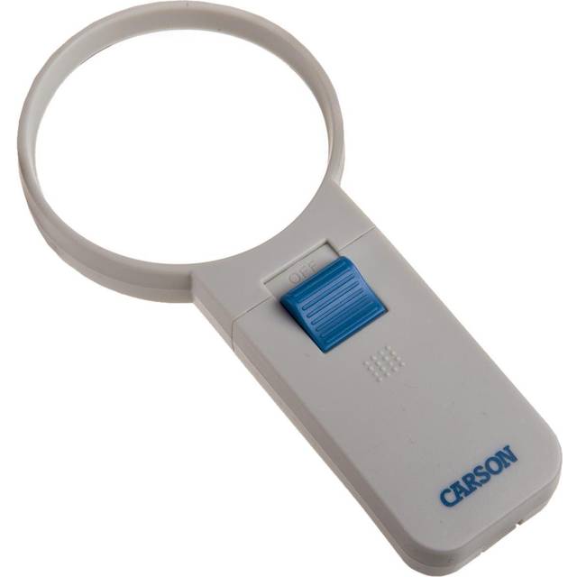 Carson Illuminated Handheld 4x Magnifying Glass with LED • Price »