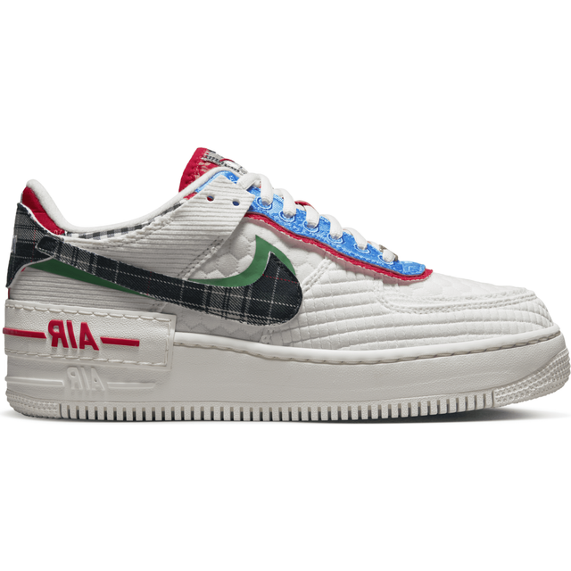 Nike Air Force 1 Shadow - Sail/Classic Green/University Blue/Multi-Color