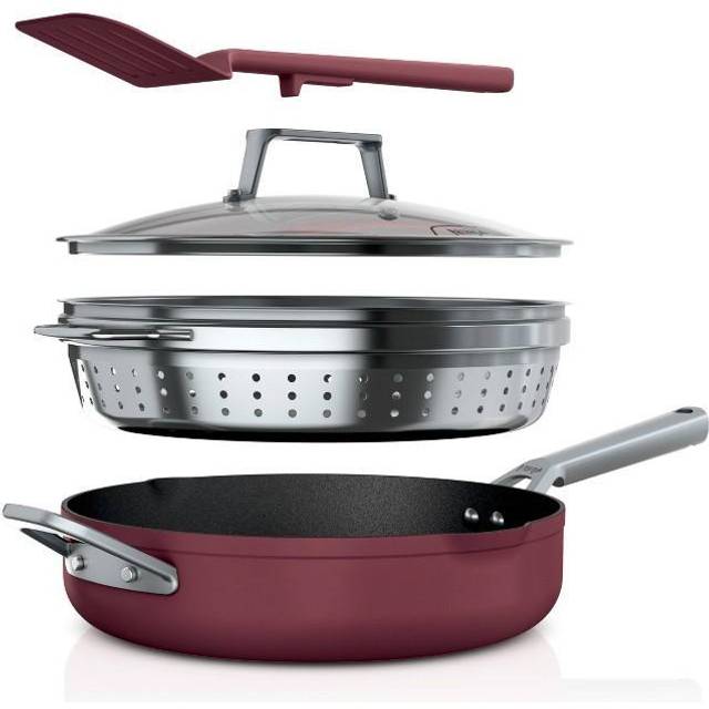 Ninja Foodi NeverStick Premium 3-Quart Aluminum Stock Pot in the Cooking  Pots department at