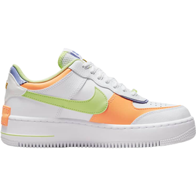 Nike Air Force 1 Shadow W - White/Peach Cream/Light Liquid Lime/White