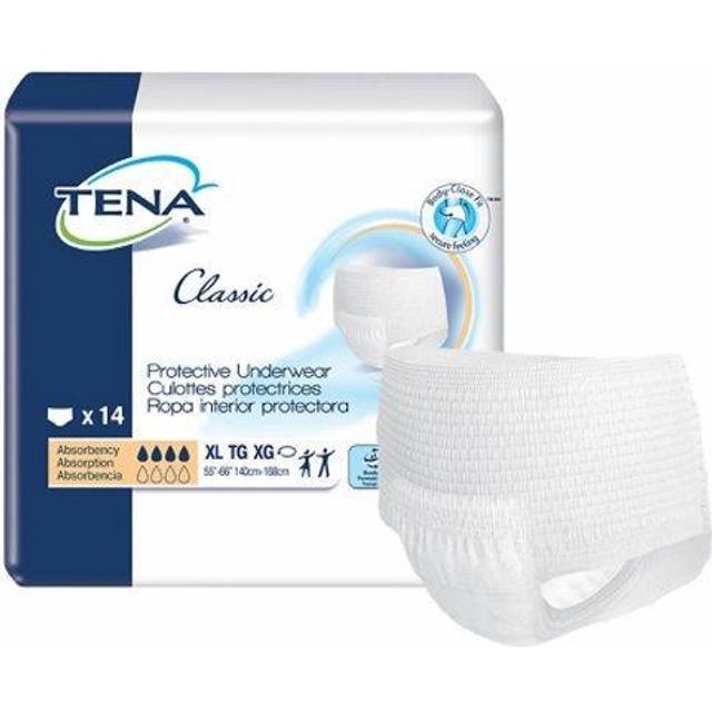 TENA Unisex Adult Absorbent Underwear X-Large, 14 Count Essity