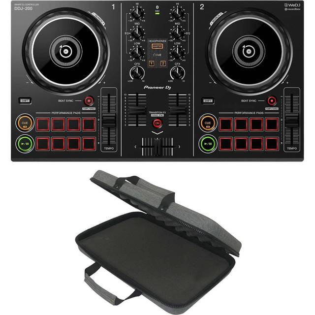 Pioneer DJ DDJ-200 Smart DJ Controller with Case Package • Price »